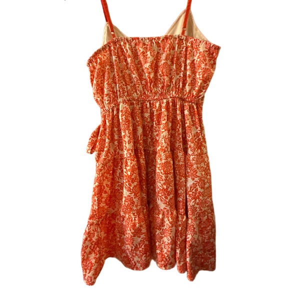 Band of the Free Vibrant Orange Floral Mini Dress - Picture 3 of 8